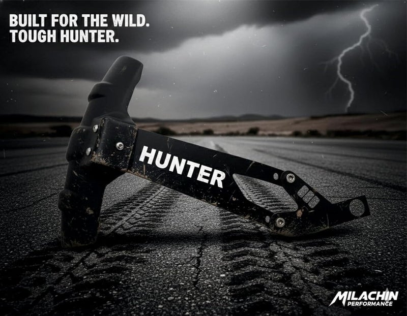 Milachin واقي الطين الخلفي لـ Hunter 350، واقي العاكس الخلفي، رفرف الطين، واقي الرذاذ، حاضن الإطار، تصميم مقاوم للصدأ مع علامة تجارية، تركيب سهل، مناسب لـ Hunter 350. - Image 4