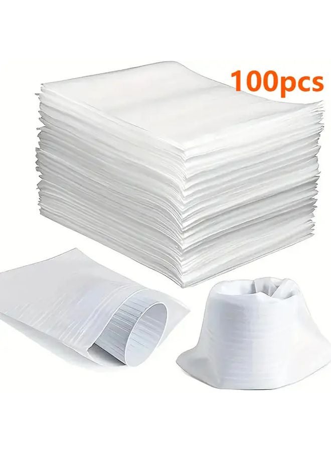100pcs Reusable Foam Bags 9.84x11.81 Inch Durable PE Protective Packaging For Cups Plates Ceramics Shipping Storage - Image 1