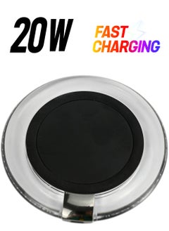 Wireless Charger With Connecting Pin, Wireless Charging Pad, Mobile Phone Chargers, Wireless Charger 20w Fast Charger - Black - pzsku/Z68D9ADC069AE4C6C2B06Z/45/_/1738233465/3bb29d0c-1181-4bb3-b3b6-4684c4170067