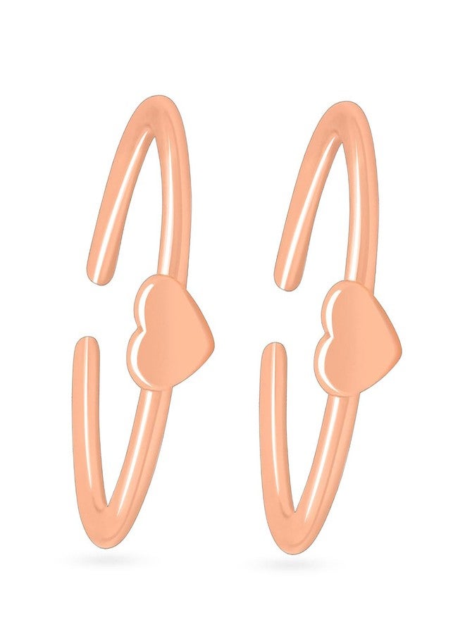 ZAVYA 925 Sterling Silver Heart Rose Gold Plated Toe Ring | Gifts for Women| With Certificate of Authenticity and 925 Hallmark - Image 1