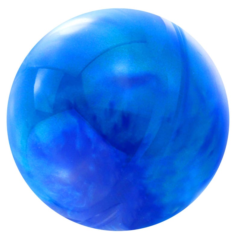 Arenbel Polished Ball Car Gear Shift Stick Lever Shifter Handle Knob Fit Most Manual Automatic Vehicles, Blue - Image 1