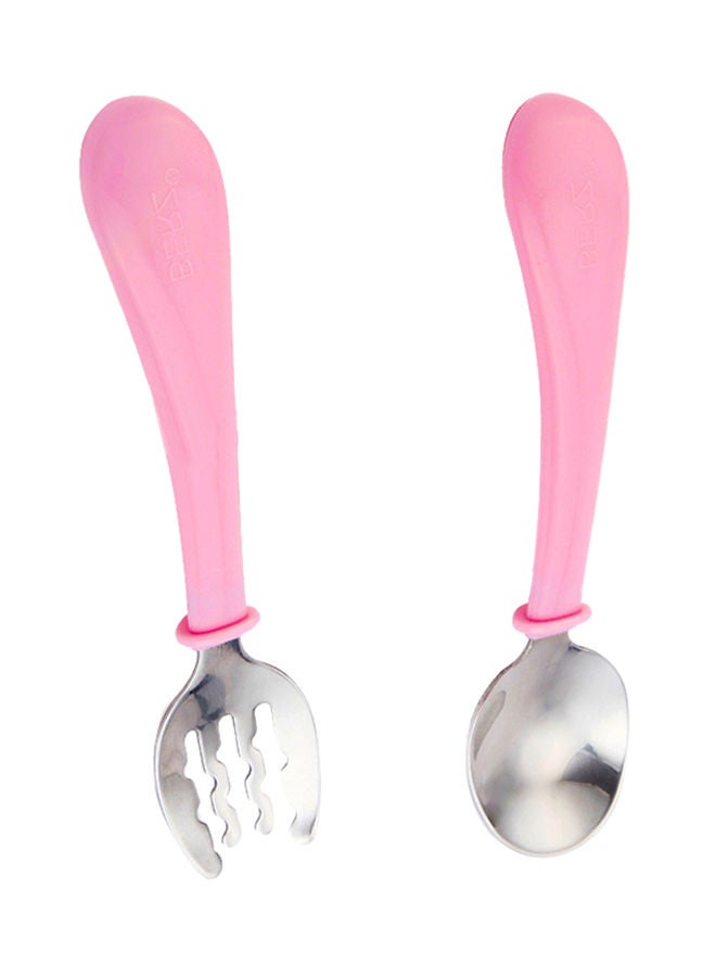NIBEMINENT Toddler Fork And Spoon Set  - Image 1