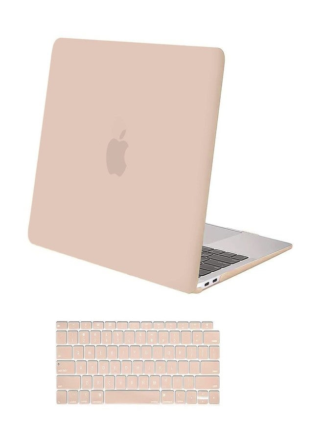 MOSISO MacBook Air 13 inch Case 2020 2019 2018 Release A2179 A1932 with Retina Display, Plastic Hard Shell Case & Keyboard Cover Only Compatible with MacBook Air 13 with Touch ID, Camel - Image 1