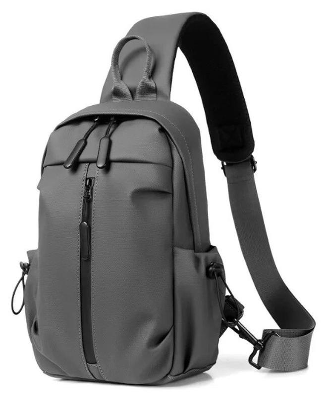 هاي لاين ستور حقيبة نيو الترا باج متعددة الجيوب مقاومة للماء مع جيب مبطن لحماية الأجهزة الإلكترونية رمادي غامق - Image 1