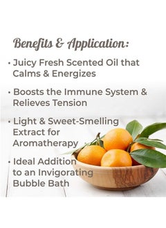 Sweet Orange Essential Oil 100% Pure, Undiluted, Natural Aromatherapy, Therapeutic Grade 10 mL (1/3 oz)