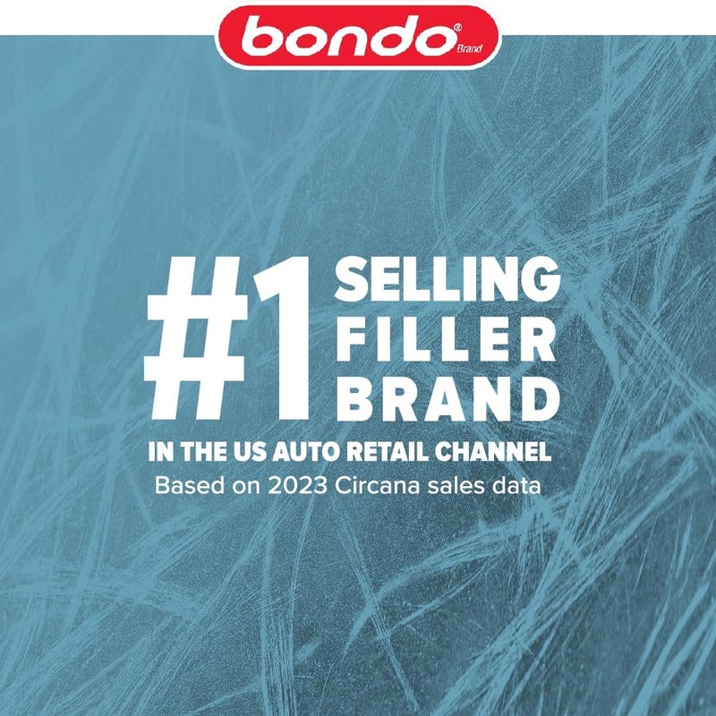 3M Bondo Bondo-Hair Long Strand Fiberglass Reinforced Filler, 00762, 1 Quart - Image 3