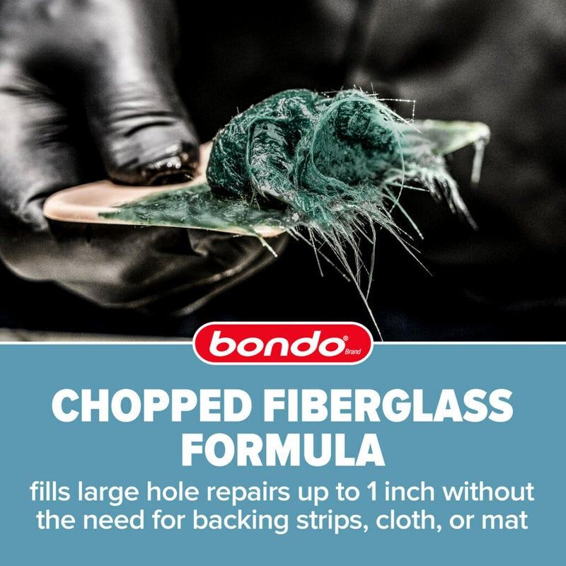 3M Bondo Bondo-Hair Long Strand Fiberglass Reinforced Filler, 00762, 1 Quart - Image 5
