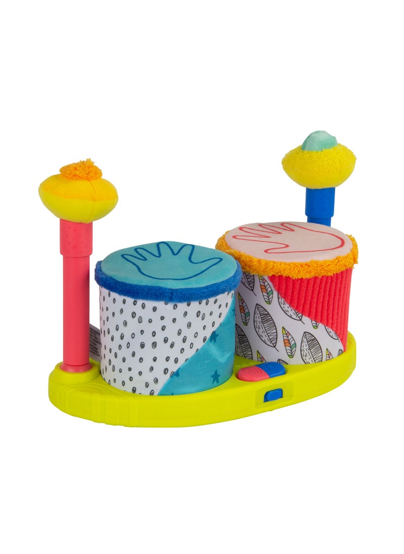 Lamaze - Lamaze Squeeze Beats First Drum Set - Sensory Musical Toy for Newborns & Babies | Developmental Toy for Boys and Girls 12 Months + | Babyshower Gift, Colourful - Image 1