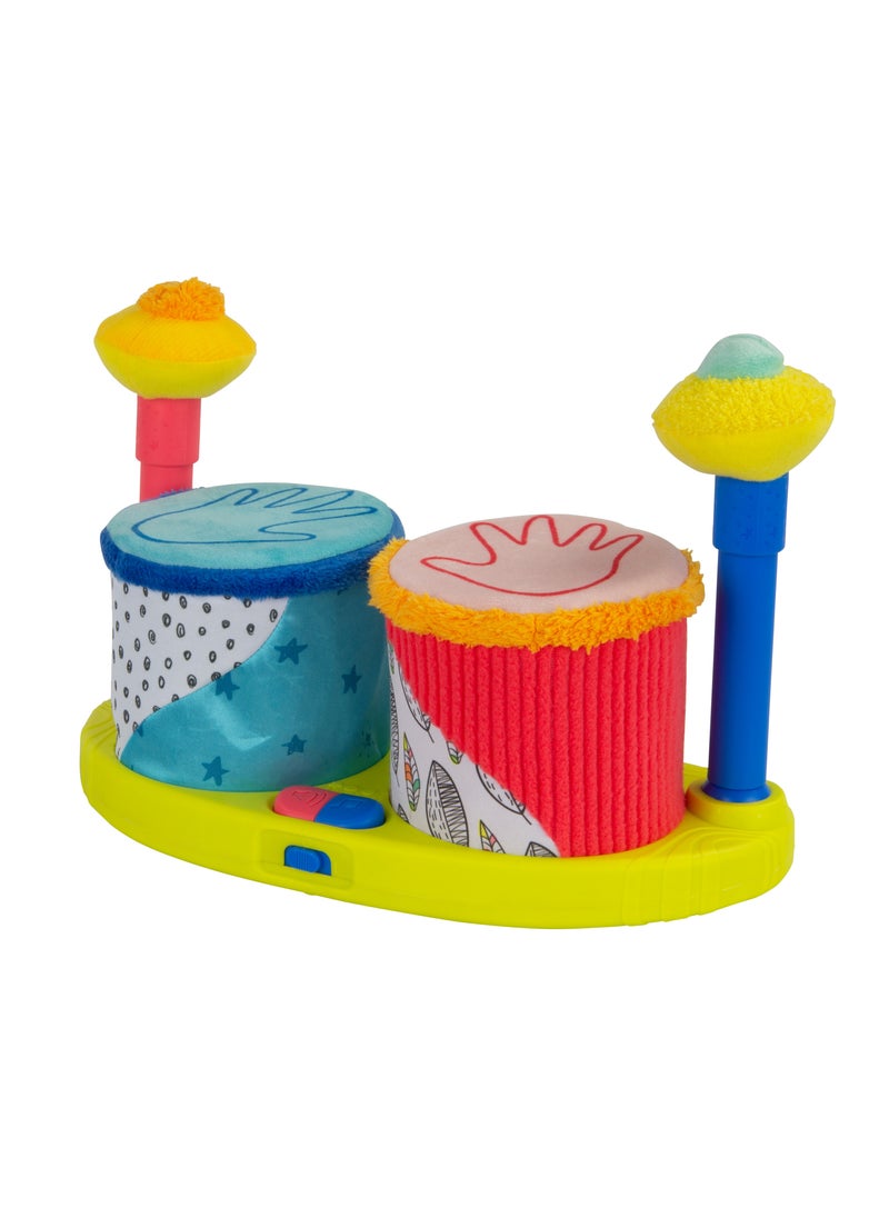 Lamaze - Lamaze Squeeze Beats First Drum Set - Sensory Musical Toy for Newborns & Babies | Developmental Toy for Boys and Girls 12 Months + | Babyshower Gift, Colourful - Image 1