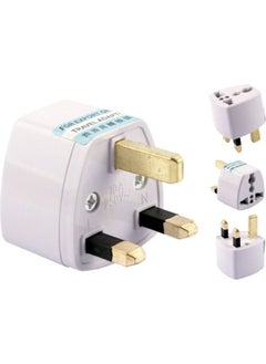 Wozlo Socket Converter Adapter Grounded Turkish to English Plug Converter  - Image 1