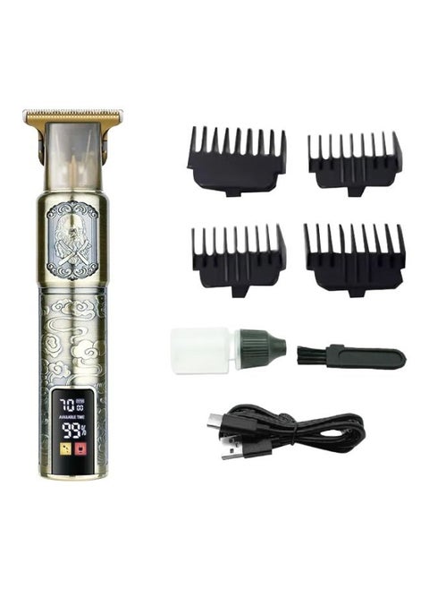 Cordless Beard Trimmer And Hair Clipper With LCD Display For Men
