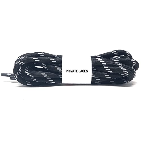 Private Laces Replacement Laces for Balenciaga Triple S (Black & White) - Image 4