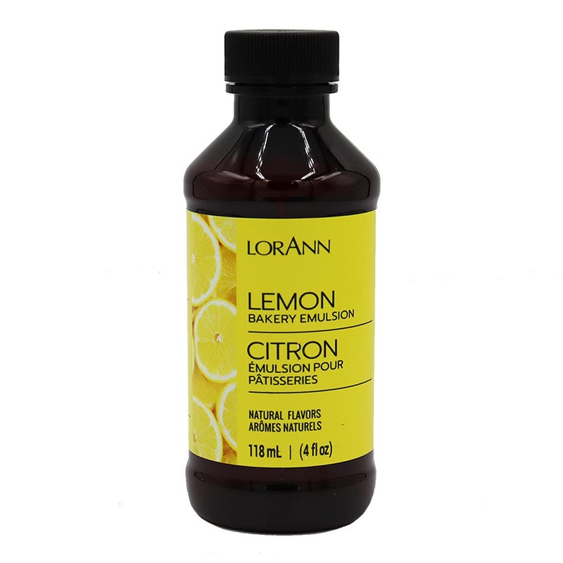 Lorann Oils Lemon Bakery Emulsion: Tangy Lemon Essence, Perfect for Amplifying Citrus Tones in Cakes, Cookies & Desserts, Gluten-Free, Keto-Friendly, Lemon Extract Alternative Essential - Image 1