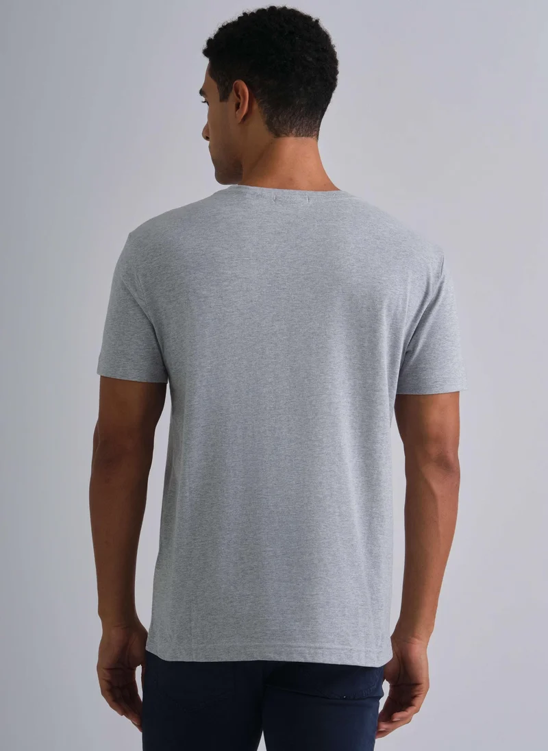 Gant  Slim Shield V-Neck T-Shirt for Men | Best Price UAE