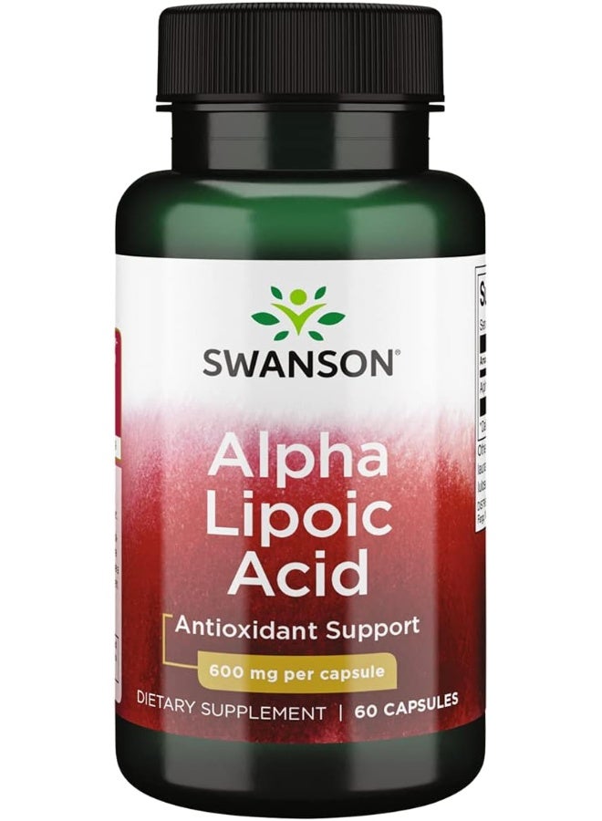Swanson Ultra Alpha Lipoic Acid (600Mg) - 60 Capsules - Image 1