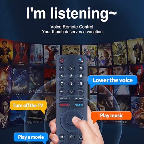 WDZP XMRM-010 Voice Replacement Remote Control fit for MI Xiaomi TV 4A 4S Remote Smart Android TV L65M5-5ASP L55MS-5A - Image 3