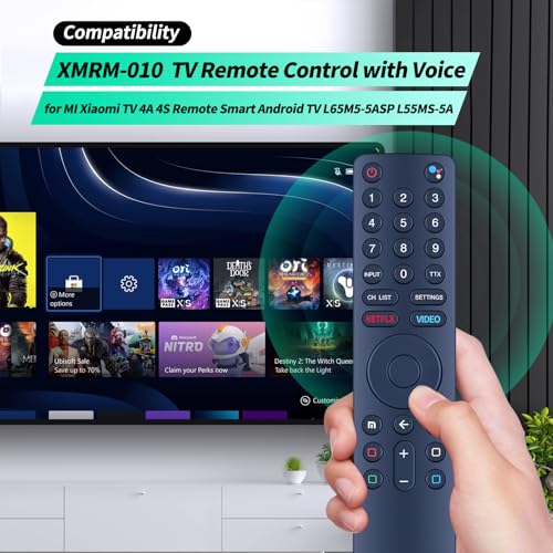 WDZP XMRM-010 Voice Replacement Remote Control fit for MI Xiaomi TV 4A 4S Remote Smart Android TV L65M5-5ASP L55MS-5A - Image 2