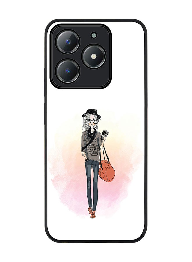 Stylizedd For Realme C63 / Realme C61 4G Case,Slim fit Camera Protection, Shockproof Thin Phone cover  - Fashionista - Image 1