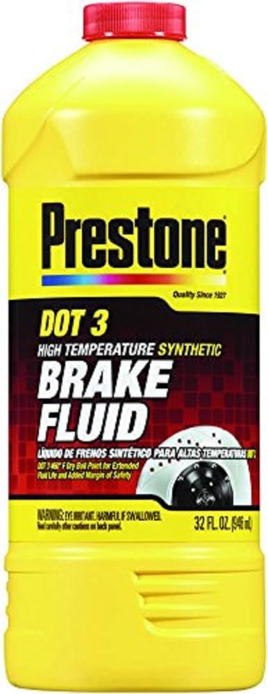 Prestone AS401 DOT 3 Synthetic Brake Fluid - 32 oz. - Image 1
