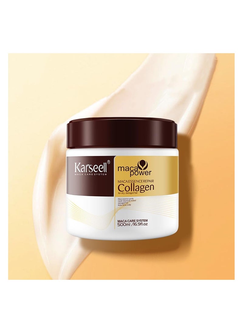 Karseell Hair Repair Mask Conditioning Collagen Keratin Detox Damage 500 ML  - Image 2