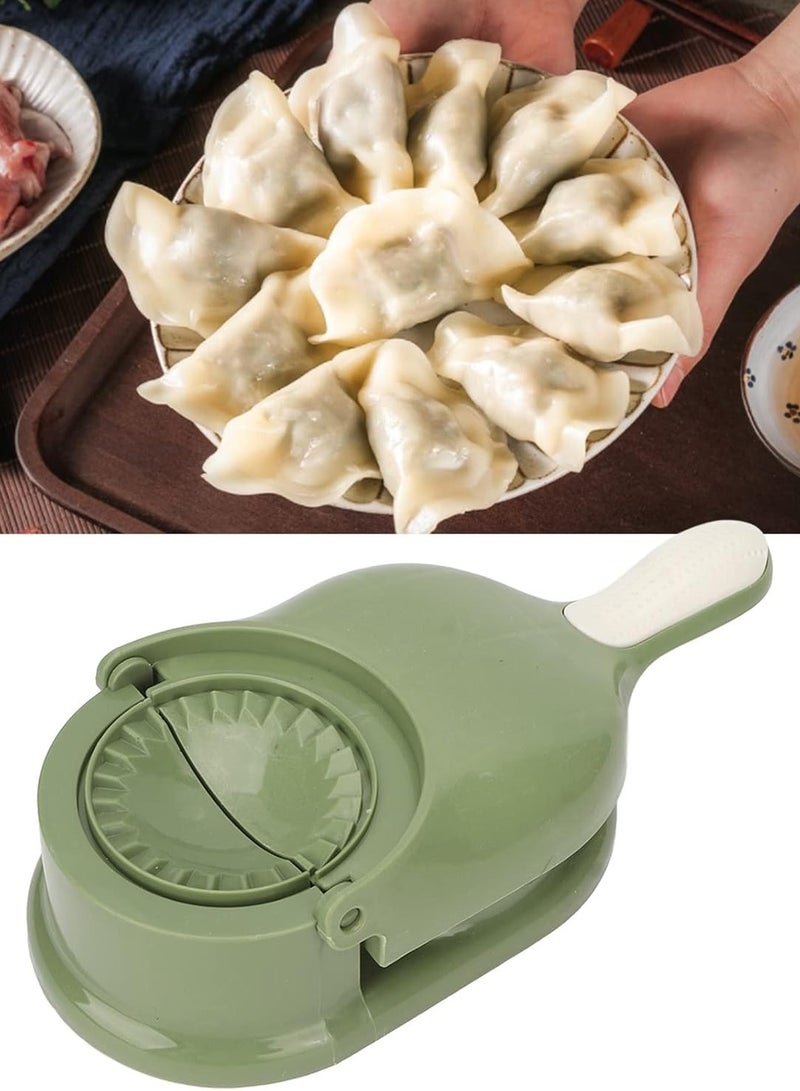 Denx 2 in 1 Dumpling Maker, Manual Dumpling Maker with Tortilla Mold and Pizza Dough Press - Universal Fit Hand Press for Dumpling Maker, DIY Dough Shaping, Turn Dumpling Making into a Work of Art - Image 1