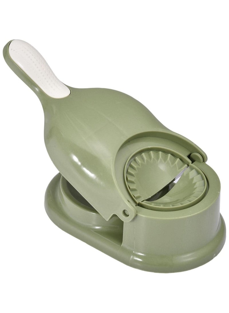 Denx 2 in 1 Dumpling Maker, Manual Dumpling Maker with Tortilla Mold and Pizza Dough Press - Universal Fit Hand Press for Dumpling Maker, DIY Dough Shaping, Turn Dumpling Making into a Work of Art - Image 2