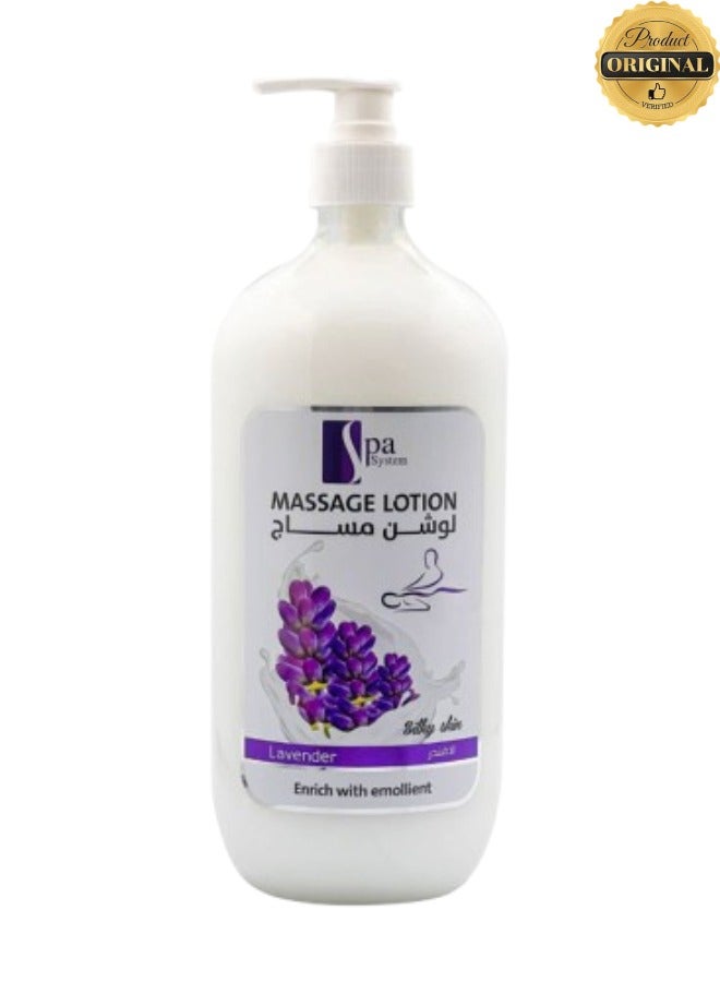 Spa System 3 Pieces Massage Lotion Lavender Enrich With Emollient - Image 2