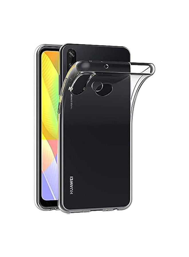 Military Grade Clear Case Compatible With Huawei Y6p| Transparent Shockproof Protective Cover | Anti-Yellow Hard PC + Soft TPU Hybrid Case | Drop Protection & Slim Design