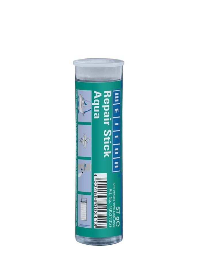 Weicon WEICON Repair Stick Aqua | 57 g | 2-component special adhesive epoxy resin fast repair of radiators, pool, maritime and underwater areas  - Image 1