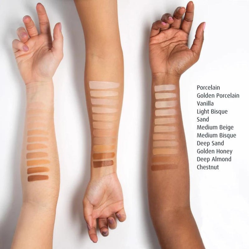 Lune+Aster RealGlowÂ® Skin Tint - This light-diffusing Skin Tint covers and perfects with ultra-lightweight, customizable sheer to medium coverage for a naturally radiant look - Deep Sand - Image 3