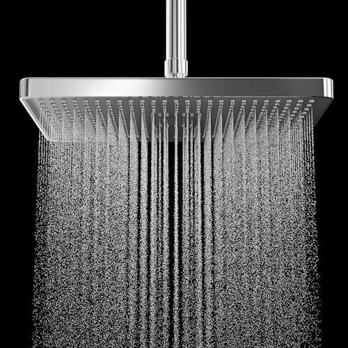 B BACKLINE Backline Overhead Shower (30 x 20.5 Inches) | High Pressure Shower Head for Bathroom | Rain Spray Shower | Head Shower (Without Arm) - Image 1