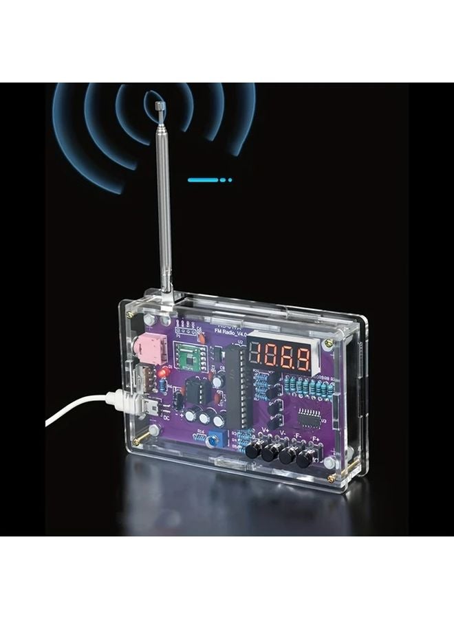 DIY FM Radio Kit 1 Set With Digital Display RDA5807S Module TDA2822 Amplifier 87 108MHz Tuner - Image 5