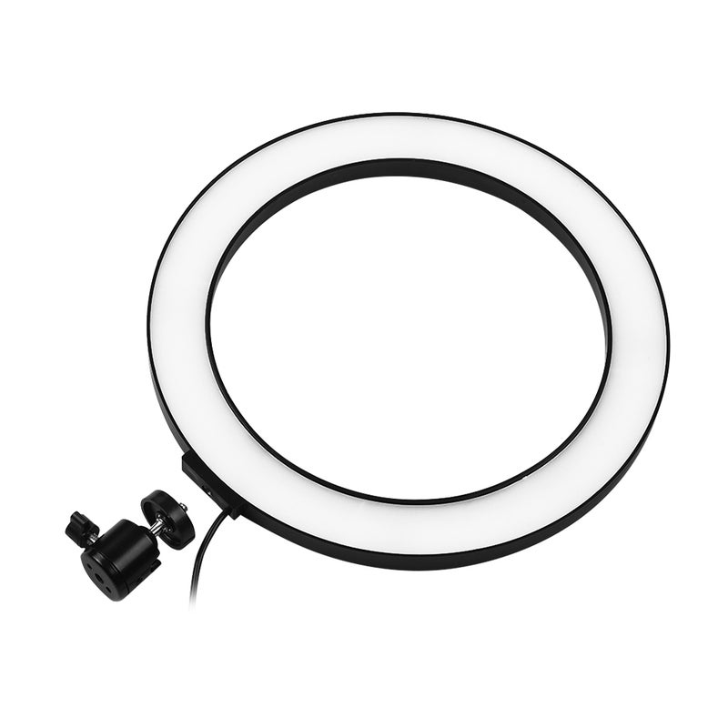docooler 10 Inch LED Ring Light with Tripod Stand White/Warm Yellow/Warm White - Image 5