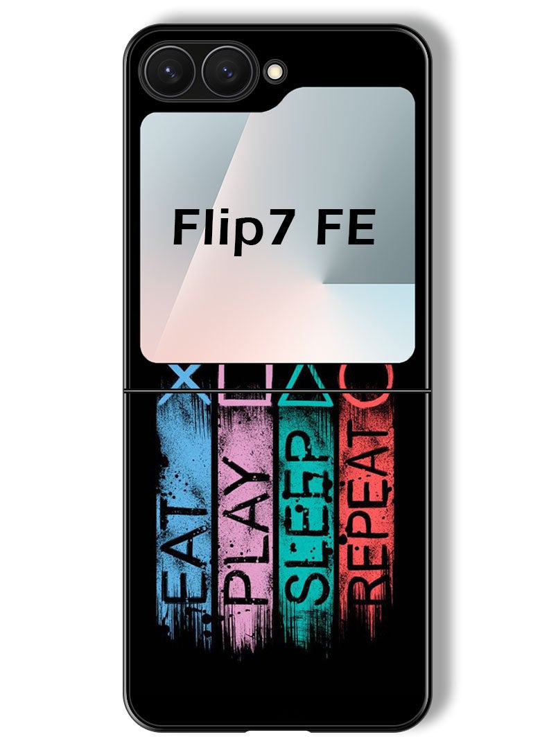 Theodor Case Compatible with Samsung Galaxy Z Flip 7 FE 6.7 Inch Protection Shockproof Bumper Cover Eat Pla - Image 1