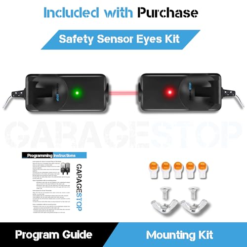 GARAGE STOP 41A5034 Safety Sensor Eyes Only, Compatible with Craftsman Liftmaster Sears Chamberlain Garage Door Openers After 1997, Garage Door Sensor Replacement Kit - Image 4