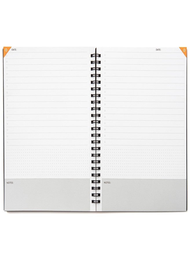 Notsu To Do List Notebook | Minimalist Planner with To-Do Checklist, Dot Grid, Notes sections. 100 Undated Pages, Thick Paper 120 gsm, A5 Size 5.8" x 8.3", Black - Image 4
