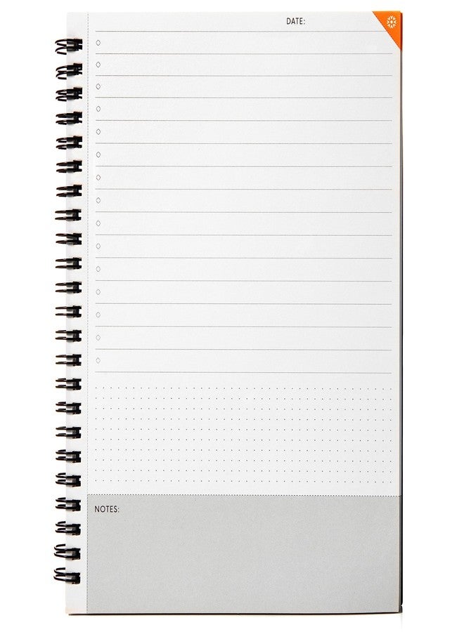 Notsu To Do List Notebook | Minimalist Planner with To-Do Checklist, Dot Grid, Notes sections. 100 Undated Pages, Thick Paper 120 gsm, A5 Size 5.8" x 8.3", Black - Image 3