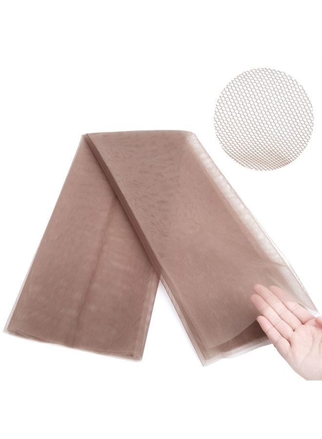 gexworldwide GEX Swiss Lace Net for Making Lace Wig Closure Caps Toupee, Foundation Wig Accessories- 1/4 Yard (18"x20"), Blonde Color - Image 3