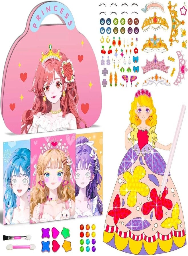 Style Keepers Arts and Crafts for Kids Toys for Girls Age 4 5 6 Girl Birthday Presents: Creative Plane Activities DIY Princess Makeup Craft Sets for 4-6-8 Year Old Kids, 4 5 6 7 8 Year Old Girls - Image 1