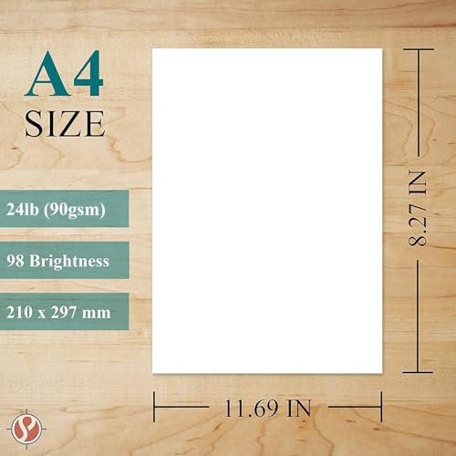 ECLET 80 A4 Size Plain White Sheet 90 GSM Sheet Multipurpose Papers/Sheets for Inkjet/Laser/Copier Printing (A4) - Image 3