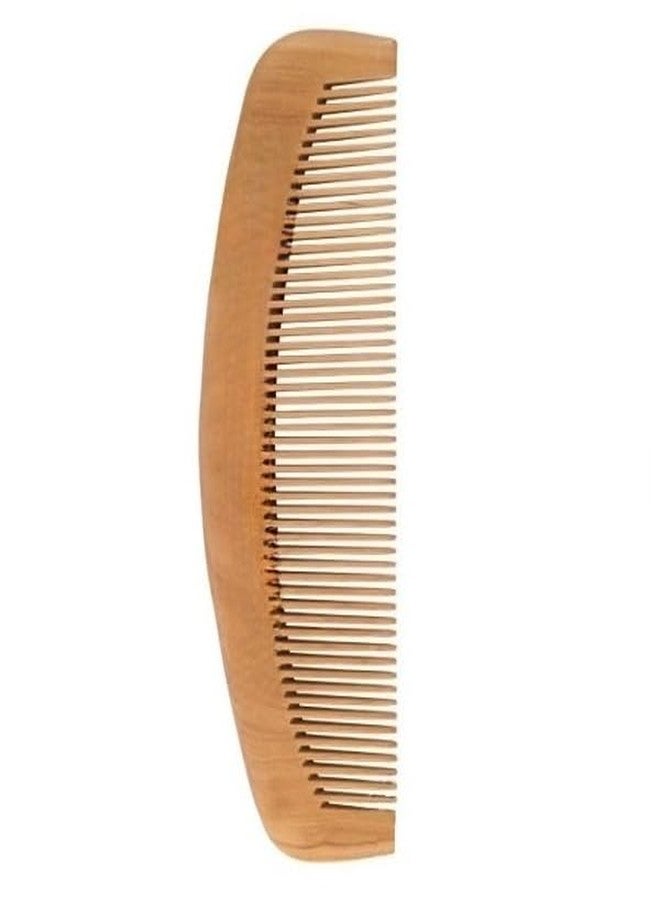 SKINPLUS Wooden Hair Comb with Wide Tooth,Handmade,For Men and Women (Round shape) - Image 5