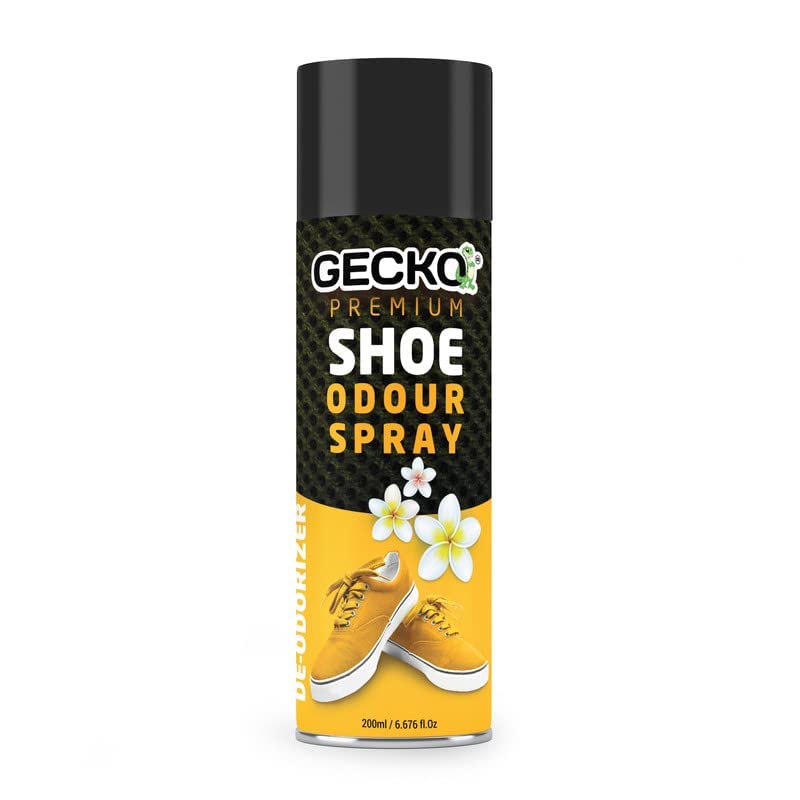 Gecko Natural Shoe Odour Eliminator Spray | Deodorizer and Smell Remover for Shoes | 200 ML | Pack of 1 - Image 1