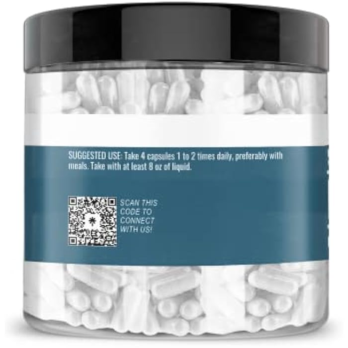 Earthborn Elements L-Leucine 200 Capsules, Pure & Undiluted, No Additives - Image 3