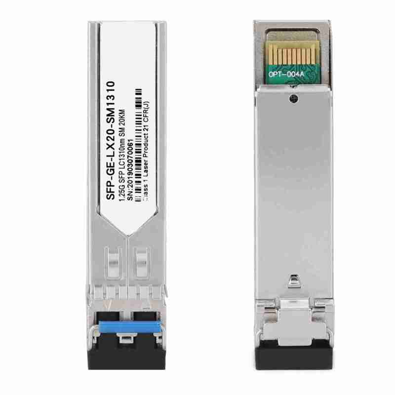 وحدة الإرسال والاستقبال الضوئية ثنائية الألياف SFP GE LX20 SM1310 لمسافة 20 كم - قناة واحدة بسرعة 1.25 جيجابت/ثانية وفق بروتوكول SFF-8472 لشبكات مراكز البيانات عالية السرعة - Image 4