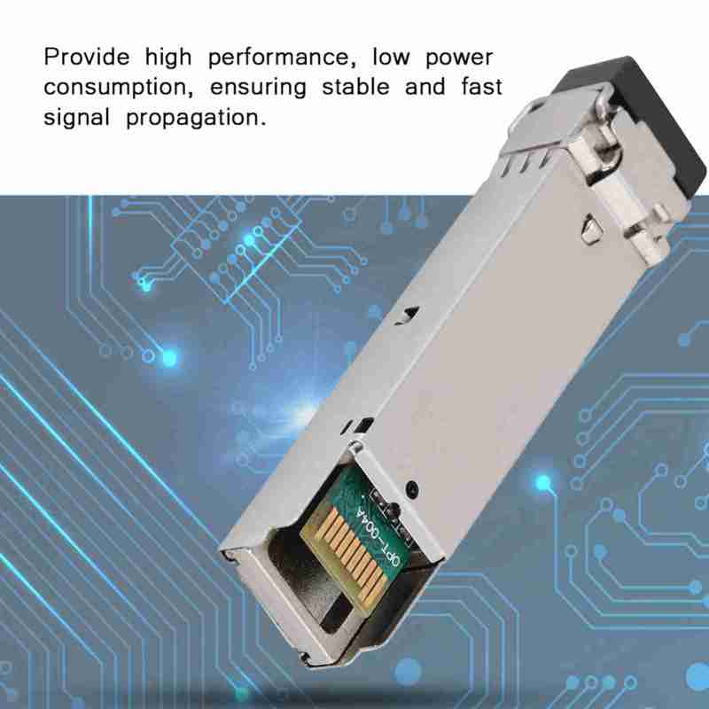وحدة الإرسال والاستقبال الضوئية ثنائية الألياف SFP GE LX20 SM1310 لمسافة 20 كم - قناة واحدة بسرعة 1.25 جيجابت/ثانية وفق بروتوكول SFF-8472 لشبكات مراكز البيانات عالية السرعة - Image 2