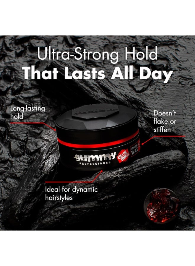 غامي شمع تصفيف الشعر - تثبيت فائق (أحمر) 150 مل - Image 4