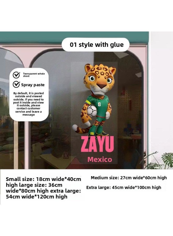 2026 World Cup Theme Scene Decoration Atmosphere Setup –Specifications:Extra-large Color Category:Sjb03 transparent tape 01 - Image 1