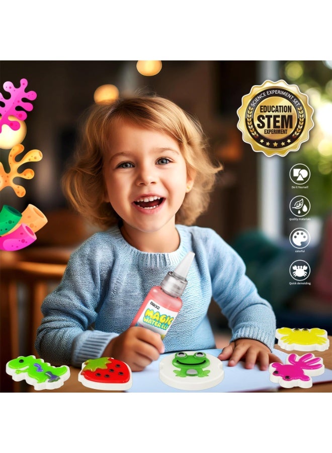 SRIJENO Magic Water Toy Elf Kit, Water Fairy Water Gel Kit with 12 Magic Gels, 12 Shape Molds, Fun Summer Toys Gifts Kids Birthday Party Favors, DIY STEM Aqua Kits Boys Girls Toys for Age 5+ - Image 5