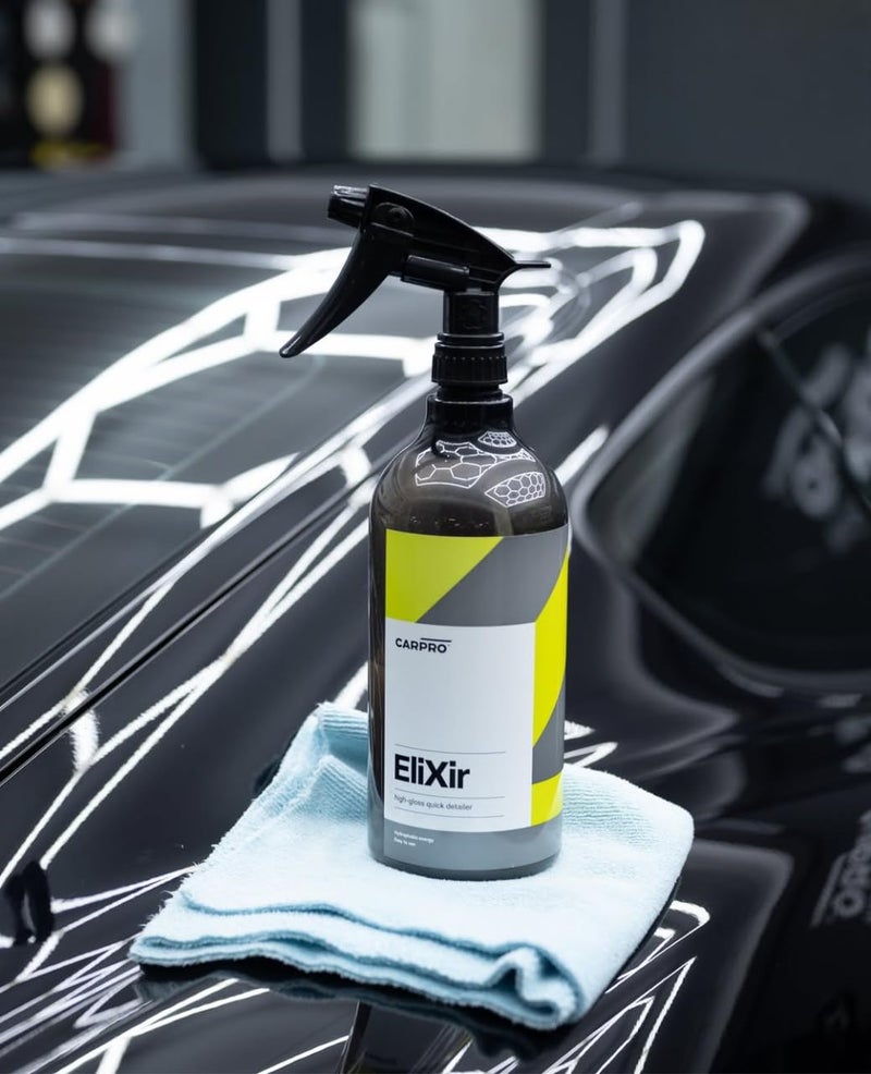 CARPRO إليكسير كويك ديتايلر مع بخاخ - تفاصيل سريعة توفر طبقة سريعة من العمق واللمعان والطاقة الكارهة للماء - لتر (34 أونصة)  - Image 4
