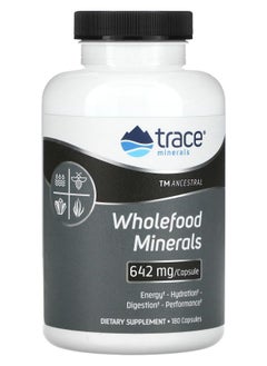 Trace Minerals TM Ancestral Wholefood Minerals 642 mg 180 Capsules 